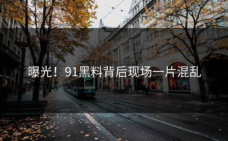 曝光！91黑料背后现场一片混乱