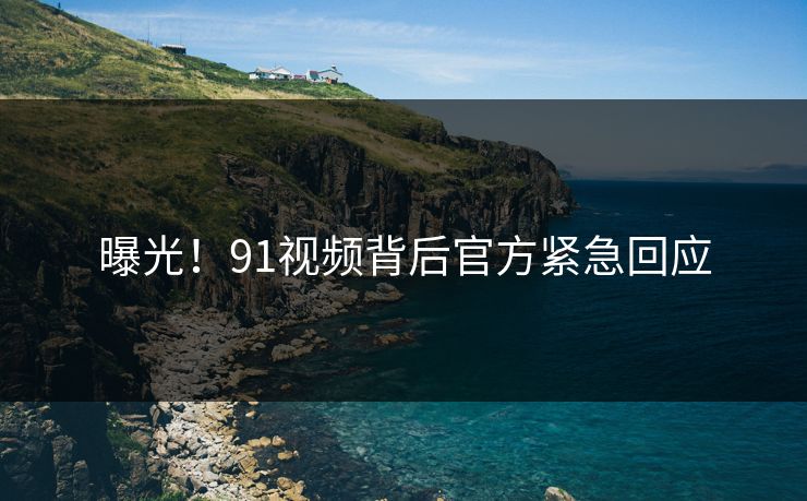 曝光！91视频背后官方紧急回应